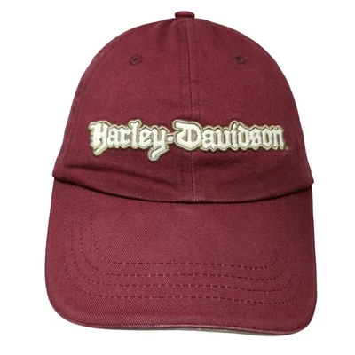 Gorra de béisbol Harley-Davidson Slideback roja talla única ajustable al aire libre Foto 1 de 4