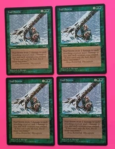 Magic the Gathering MTG Alliances HAIL STORM  X 4 LP/EX  U 1996 NICE!! - Picture 1 of 3