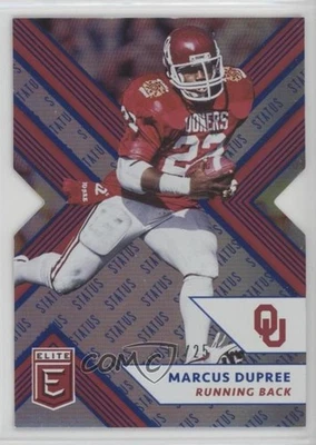 2018 Panini Elite Draft Picks Status Blue Die-Cut /25 Marcus Dupree #67 - Image 1 of 2