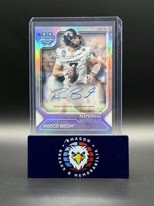 2025 Topps National Bowman Chrome U Rocco Becht Auto 20 /25 Iowa State Cyclones - Picture 1 of 2