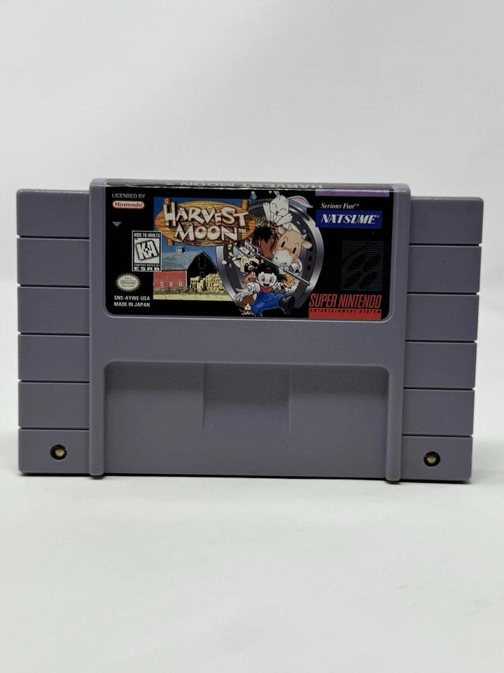 Harvest Moon para Super Nintendo *SNES* Auténtico - Probado - Muy Limpio Foto 1 de 4