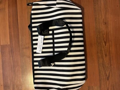 Bolso de lona a rayas Alice & Olivia Foto 1 de 4