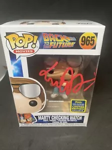 MICHAEL J FOX SIGNED Marty with Watch Funko #965 Back to the Future Official Pix - Picture 1 of 8