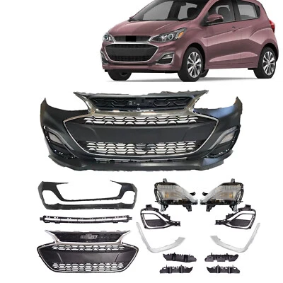 For Chevrolet Spark 19-22 Front Grille/Fog Lamp W/Cover/Bracket/Bumper Cover - Image 1 of 4