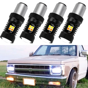 2057 Switchback LED Turn Signal Light Bulb For 83-93 Chevy S10 Blazer Jimmy S15 - Picture 1 of 13