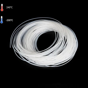 Klarer transluzenter PTFE Schlauch Kapillarrohr Rohr Schlauch -200°C ~ 260°C Hochtemperatur - Bild 1 von 12