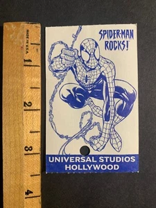 2003 Spider-Man Rocks! UNIVERSAL STUDIOS HOLLYWOOD TICKET STUB - Picture 1 of 2