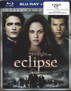 ECLIPSE THE TWILIGHT SAGA Kristen Stewart & Robert Pattinson (New Blu-ray+DVD) - Imagen 1 de 1