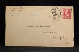 Wyoming: Iron 1900 Cover, RARE DPO Carbon Co to Philadelphia - Picture 1 of 2