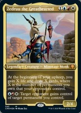 MTG Zedruu the Greathearted Foil EXC-Zedruu from Big Heart-CMR-x en