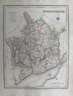 1833 Antique Map: Monmouthshire by Creighton