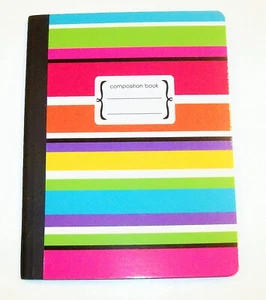 Carolina Pad Studio C Wide Rule Composition Book ~ Sugarland (Playful Stripes). - Picture 1 of 1