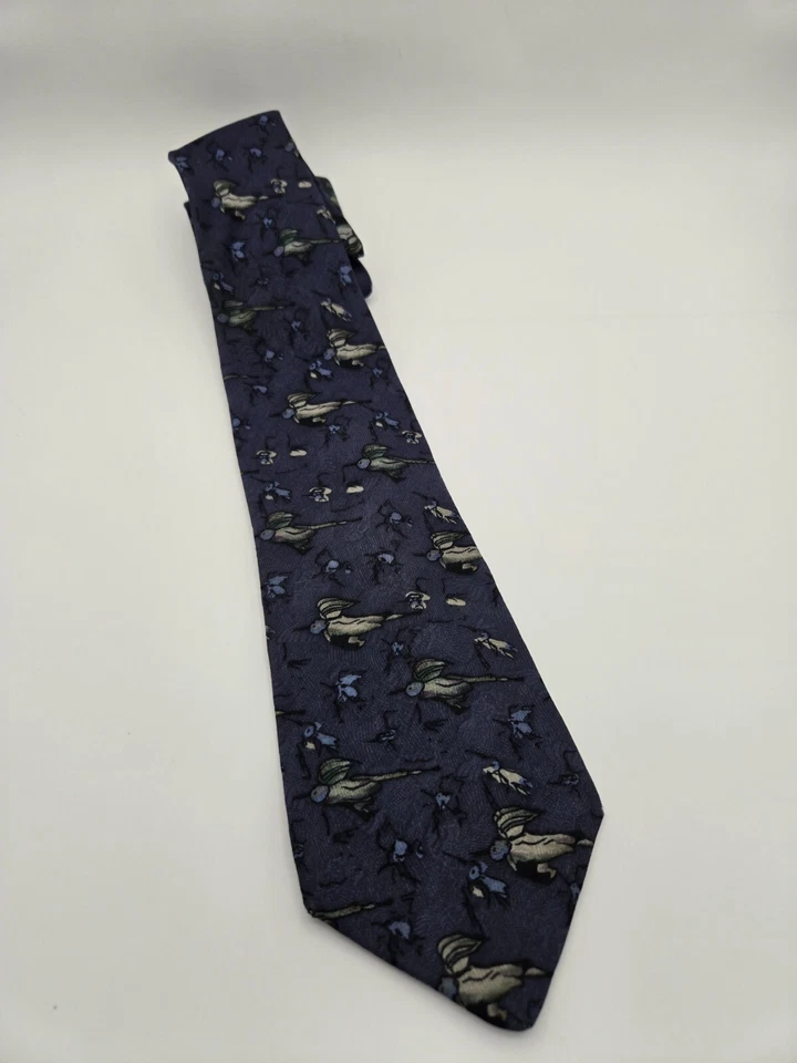 Corbata J Garcia Para Hombre Colibrí Azul Seda Edición Coleccionista Jerry Garcia Arte Foto 1 de 4
