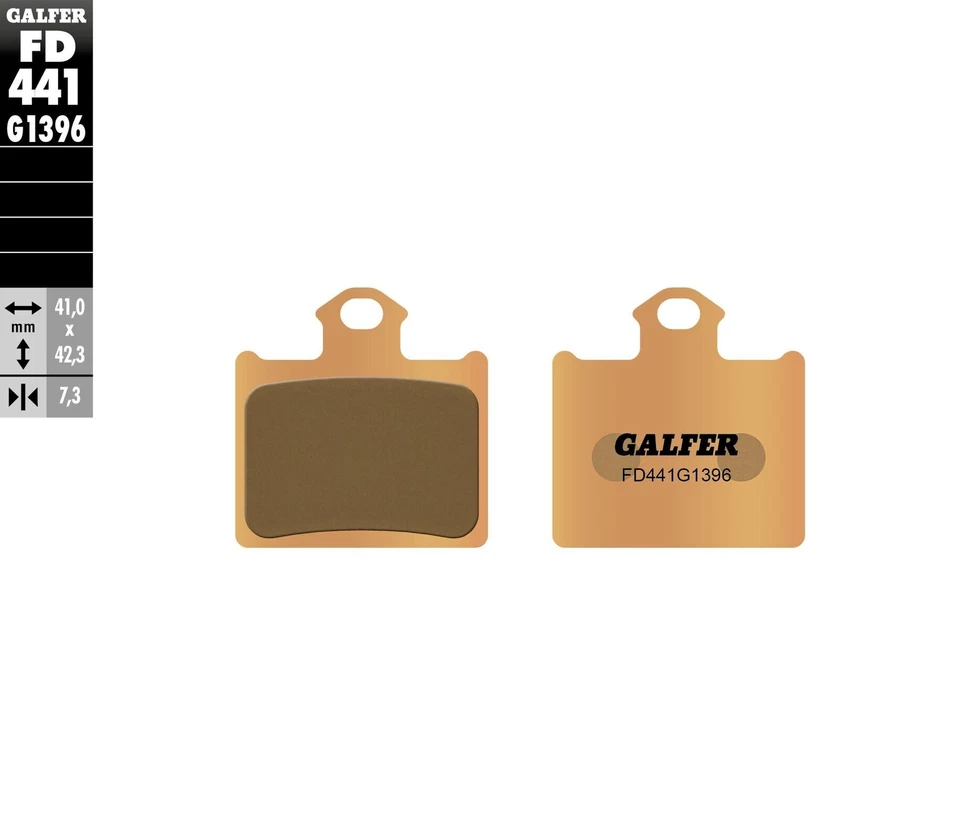 2012-2017 for KTM 85 SX GALFER Brake Pads / FD441G1396 - Image 1 of 1
