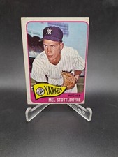 1965 Topps Baseball #550 HIGH NUMBER Mel Stottlemyre New York Yankees Card 