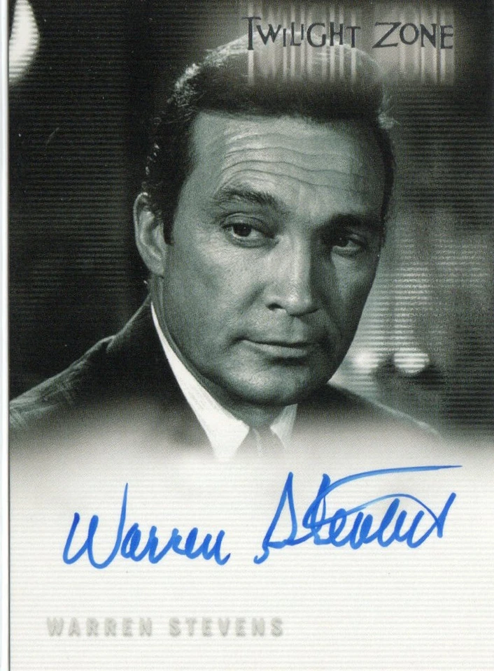 Twilight Zone Series 4 2005 Auto Autograph A-93 Warren Stevens as Nate Bledsoe - Image 1 of 1