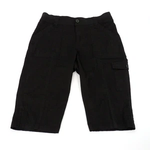 Christopher & Banks Women's Black Stretch Waist Skimmer Shorts Size 8 Petite - Picture 1 of 5