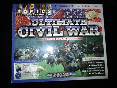 Topics Ultimate Civil War Collection CS-012  5 CD Set - NEW IN SEALED BOX - Image 1 of 4