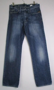 Pantalón de mezclilla G Star Raw para hombre W30 L32 azul codificador recto desgastado - Imagen 1 de 23