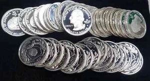 1999-S SILVER Georgia State Quarter Gem Proof 40-coin Roll - Picture 1 of 1