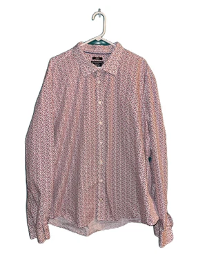 JOS. A. Camisa BANK 1906 Para Hombre Talla 4XLT Abotonada Floral Elastizada Calce Ajustado Usada en Excelente Condición Foto 1 de 4