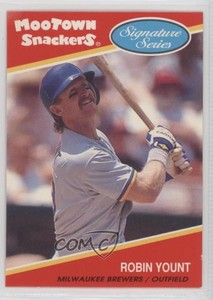 1991 Mootown Snackers Signature Series Food Issue No Coupon Robin Yount #17 HOF