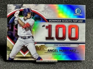2023 Bowman Chrome ANGEL MARTINEZ Top 100 Refractor #BTP-100 FREE SHIPPING - Picture 1 of 2