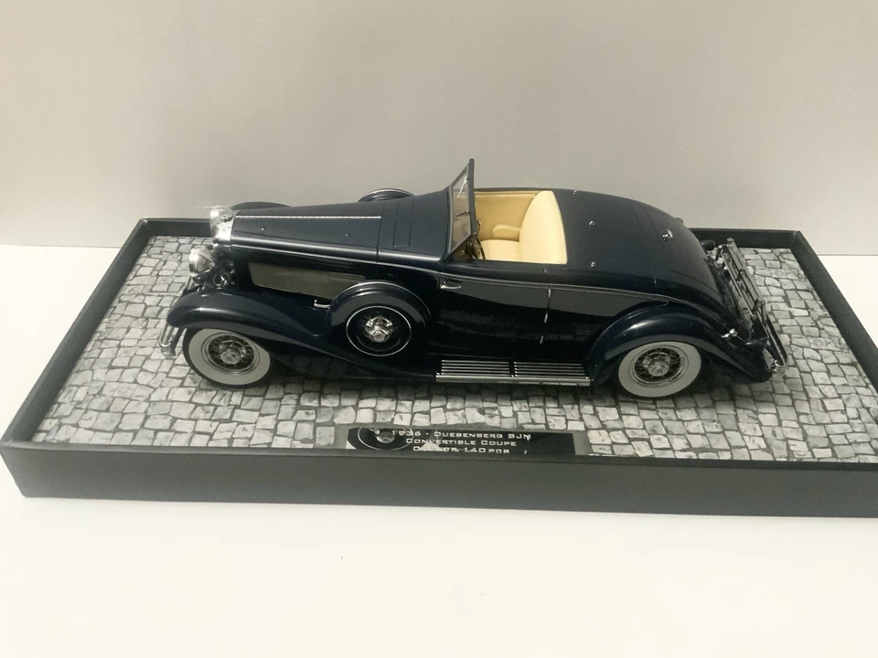 1/18 1936 Duesenberg SJN Supercharg Coupe open LE 140 pcs. Minichamps 107150332 - Image 1 of 4