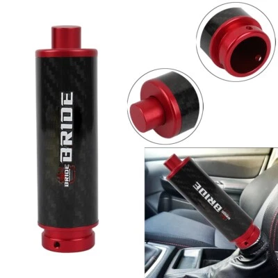 1x BRIDE Rojo Fibra de Carbono Manija de Freno de Mano Manga Montaje Universal  Foto 1 de 4