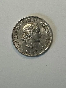 COLLECTABLE 1962 Swiss 10 Franc Coin - Picture 1 of 2