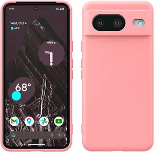 Coque Silicone Rose Pour Google Pixel 8 Little Boutik© - Photo 1 sur 4