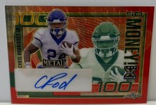 2023 leaf metal SM-CRJ Chris Rodriguez Jr. 1/1 RC auto red prizm Commanders