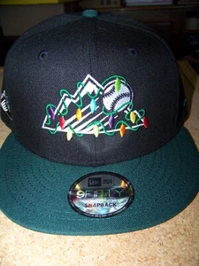 Colorado Rockies cap hat Christmas decor adult one size fits most 9Fifty New Era - Picture 1 of 14