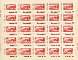 Canada SHEET#910 - Champlain's Departure (No. 102) (1982) 30¢ - Picture 1 of 1