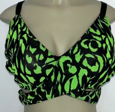 LANE BRYANT CACIQUE 无线 BRALETTE BRA 尺寸 46C — 第 1/2 张图片