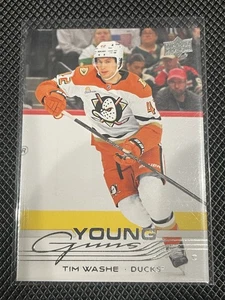 Tim Washe - 2025-26 Upper Deck Young Guns #206 - Ducks - Imagen 1 de 1
