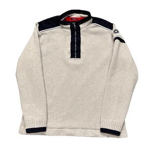 Suéter Holebrook Suecia Para Hombre Talla XL Forrado a Prueba de Viento 1/4 Cremallera Chaqueta Pesada Logo - Imagen 1 de 11