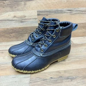 L.L. Botas Bean Bean para mujer forradas Sherpa 6" azul marino talla 8M 510533 - Imagen 1 de 8