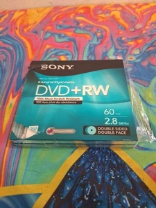 Sony 8cm DVD+RW Recordable Disc (Jewel Case Pack of 2) New - Picture 1 of 2