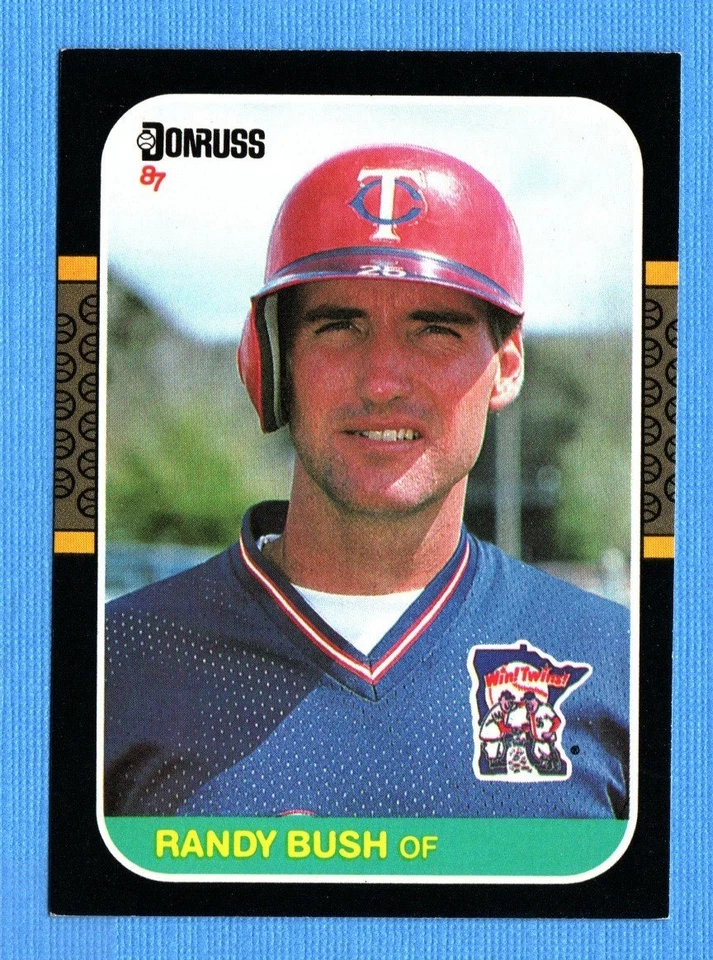 1987 Donruss #441 Randy Bush Minnesota Twins - Image 1 of 1
