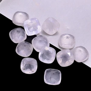Natural Rose Quartz Cushion Faceted Cut 6mm to 20mm Loose Gemstone - Picture 1 of 2