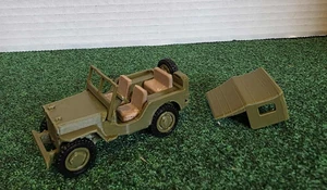 {2} 1:48 WWII Willy's Jeep Model Kit  with top. Made In Usa By A Veteran - Picture 1 of 7