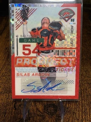 2024 Panini Prospect Edition Silas Ardoin #31 Holo (RC) Autographed Orioles /99  - Image 1 of 3