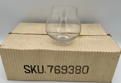 6 William Sonoma Grand Cuisine Clear Cordial Tasting Stemless Glasses Set - Image 1 of 4