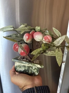 carved gemstone bonsai tree - Picture 1 of 1