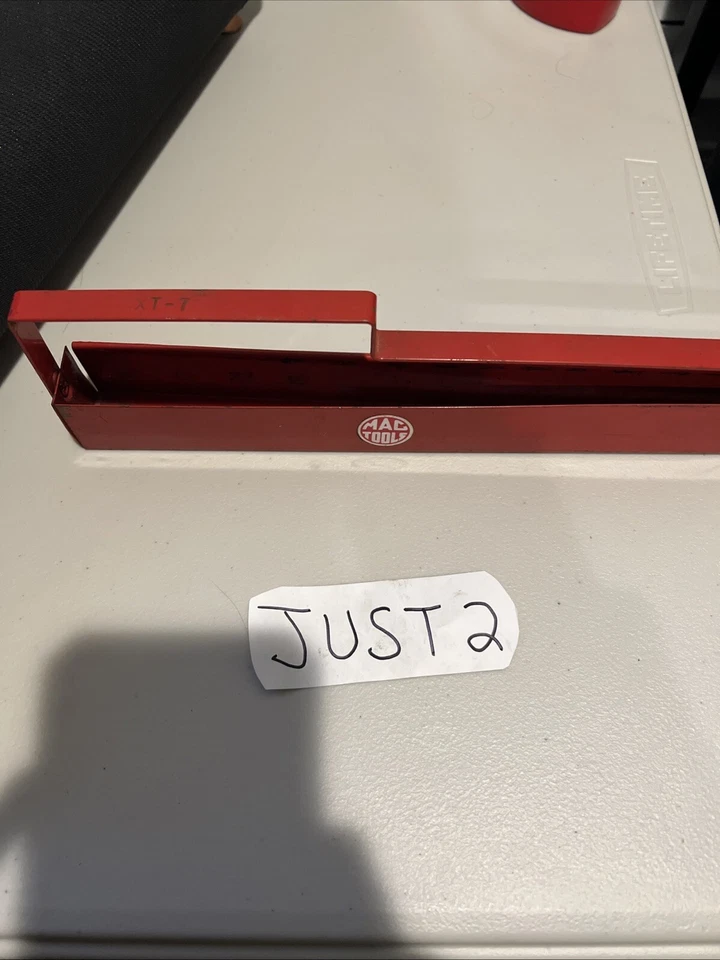 Vintage Mac Tools XT7, 11" Suporte de Soquete de Metal Vermelho Métrico Fabricado nos EUA - Imagem 1 de 4