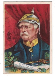 Tarjeta de tabaco Bismarck 1911 Royal Bengals T68 Heroes of History - Imagen 1 de 2