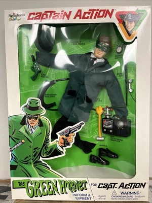 Uniforme y equipo Captain Action the Green Hornet solo mantis jugando  Foto 1 de 3