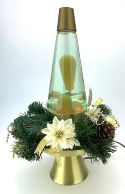 Vintage 1970s Lava Lamp Floral Planter Base Enchantress 16” Simplex Model 8200-N - Image 1 of 4