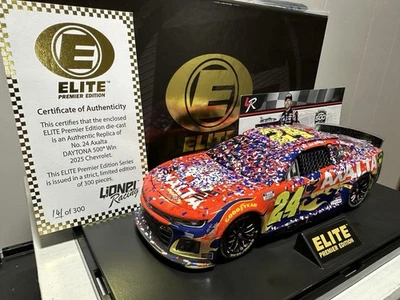 William Byron 2025 #24 Axalta Daytona 500 Carrera Ganar Elite Premier 1:24 Diecast Foto 1 de 4